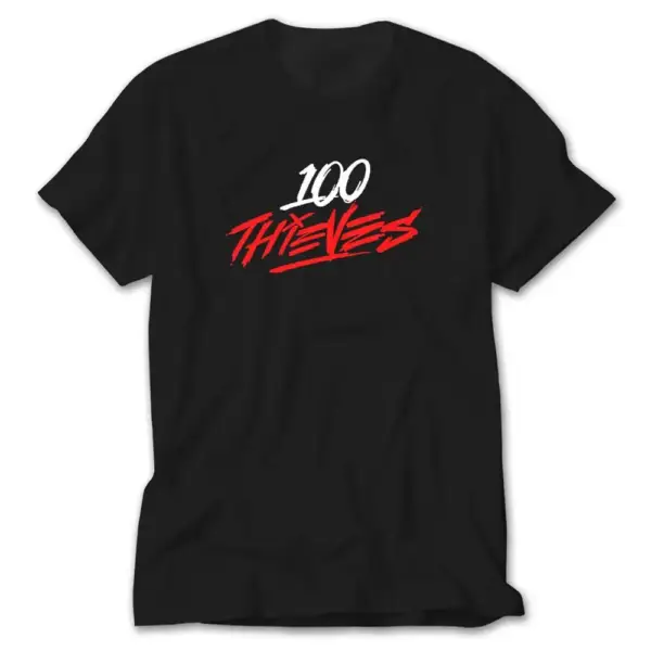 100 Thieves Splash Black T-Shirt