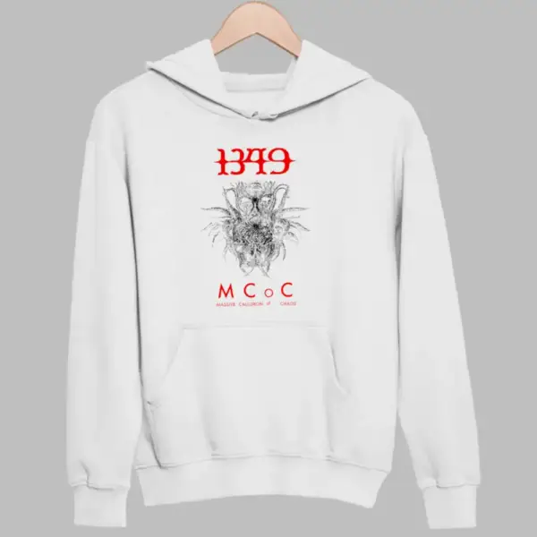 1349 Hoodie, 1349 MCoC White Sweatshirt