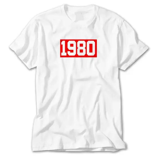 1980 Made White T-Shirt