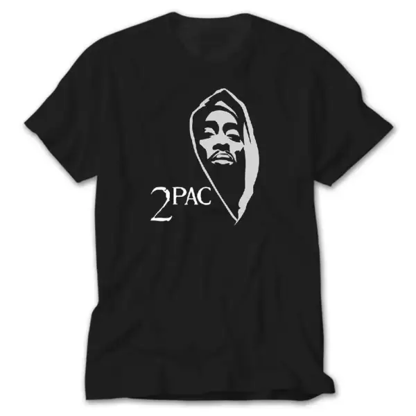 2pac Shakur Life Black T-Shirt
