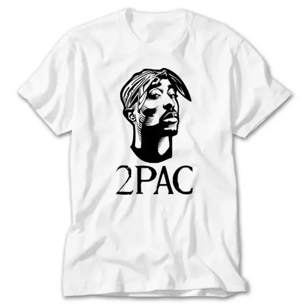 2pac Shakur Relax White T-Shirt