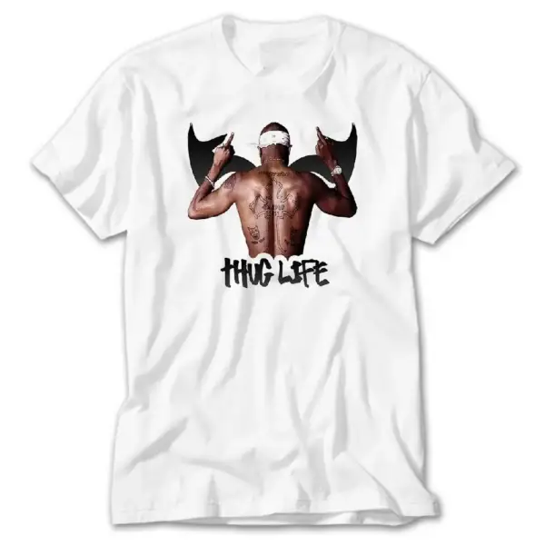 2pac Thug Life  White T-Shirt