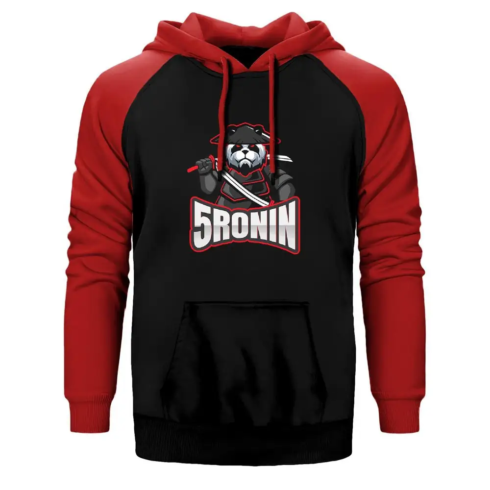 5Ronin Raglan Sleeve Red Sweatshirt
