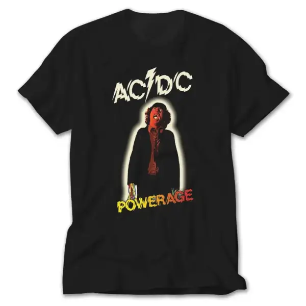 AC DC Powerage Black T-Shirt