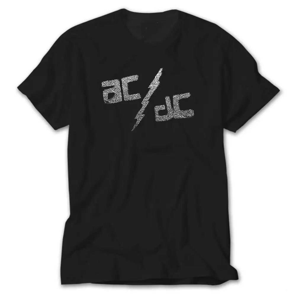 AC DC Sprayed Black T-Shirt
