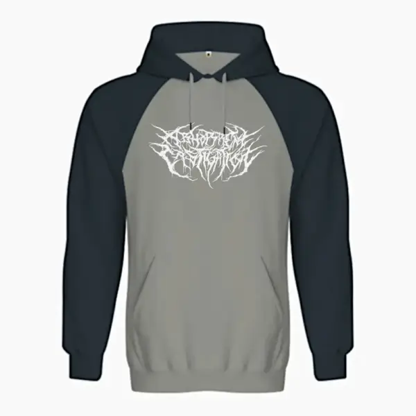 Abhorrent Castigation Hoodie, Abhorrent Castigation Logo Raglan Sweatshirt - Image 3