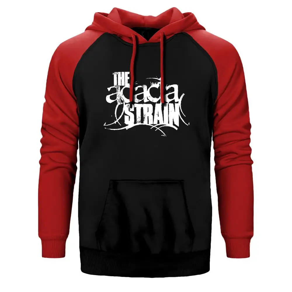 Acacia Strain Raglan Sleeve Red Sweatshirt