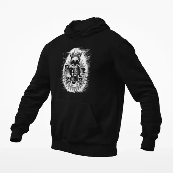 Adrenaline Mob Hoodie, Adrenaline Mob Artwork Black Hoodie
