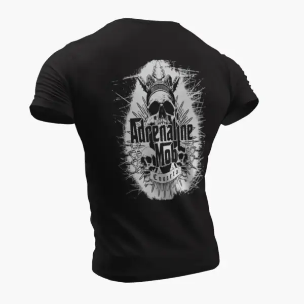Adrenaline Mob T-Shirt, Adrenaline Mob Artwork Black T-Shirt - Image 2