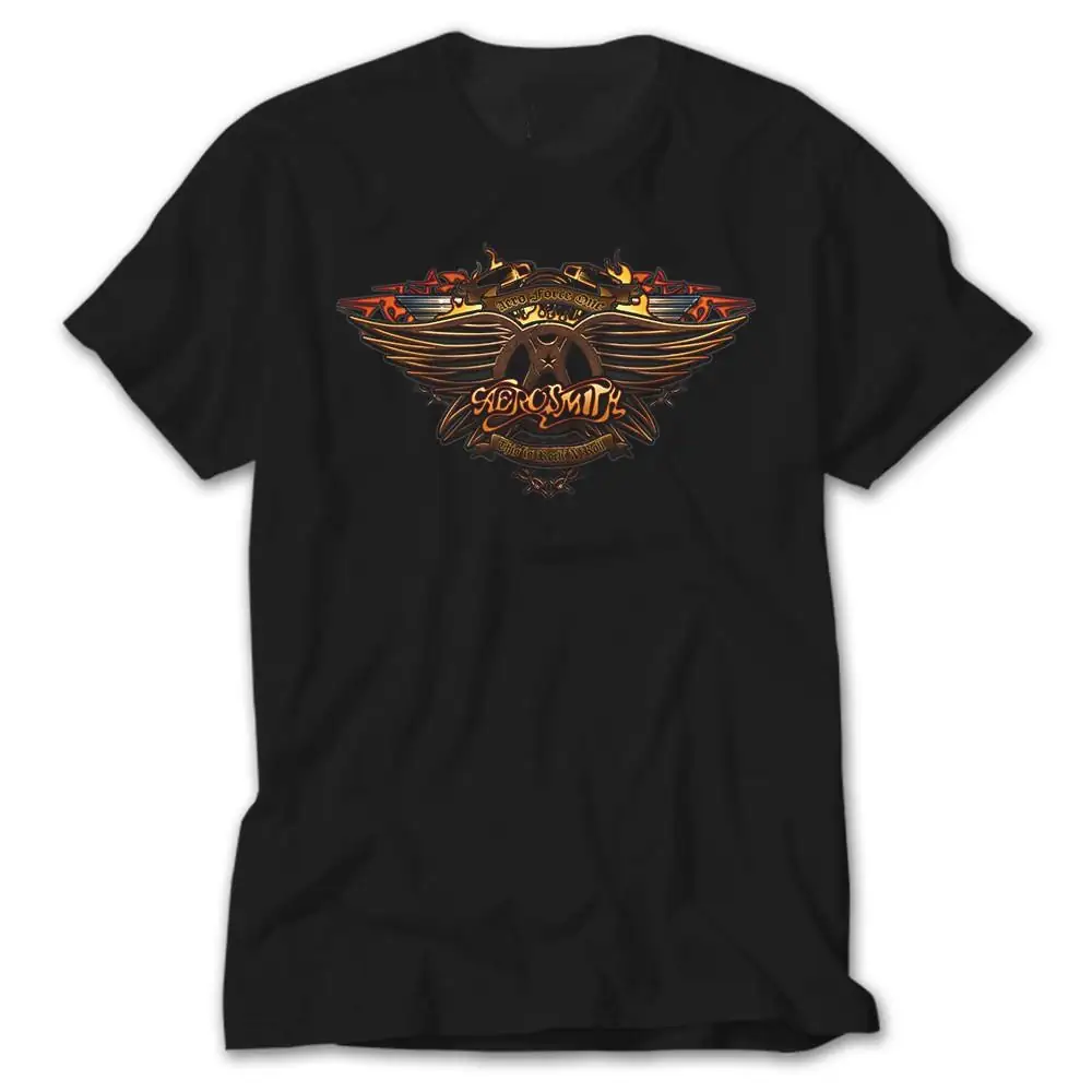 Aerosmith Force One Black T-Shirt