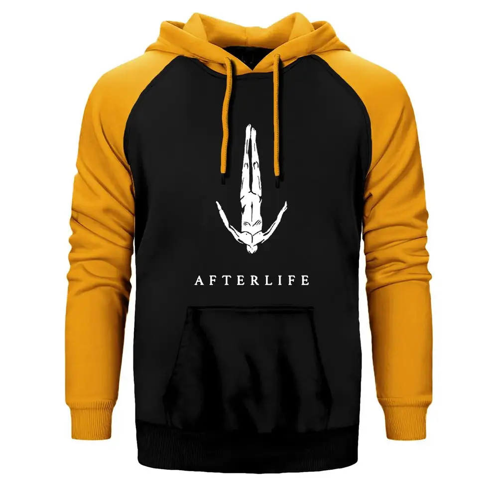 After Life Raglan Sleeve Yellow Sweatshirt