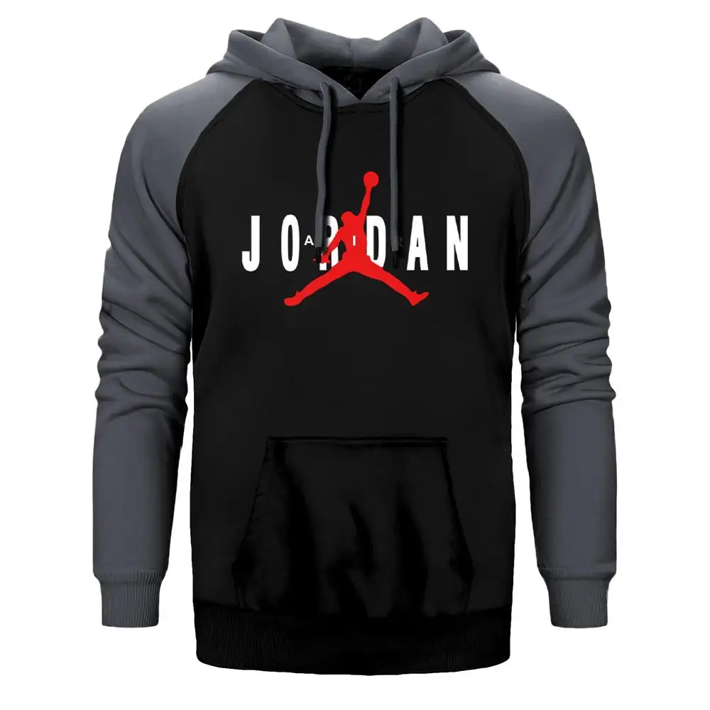 Air Jordan Classic Raglan Sleeve Grey Sweatshirt