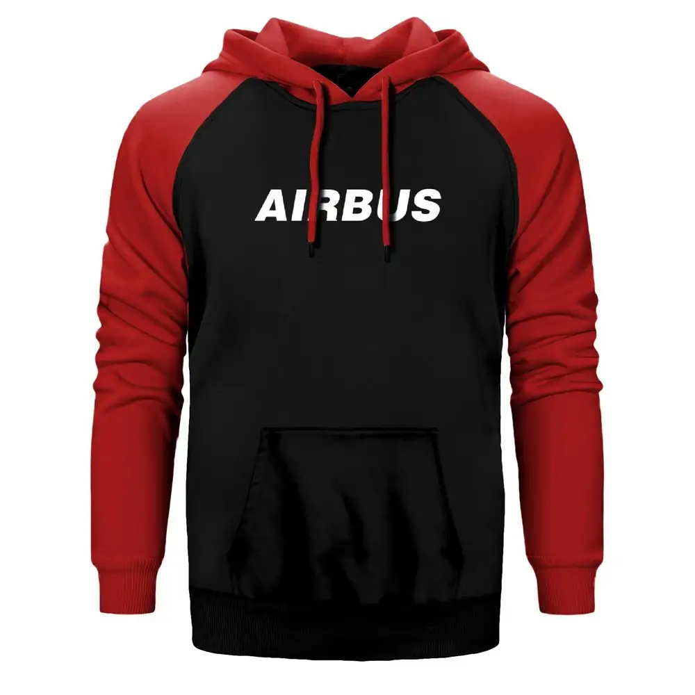 Airbus Reglan Sleeve Red Sweatshirt