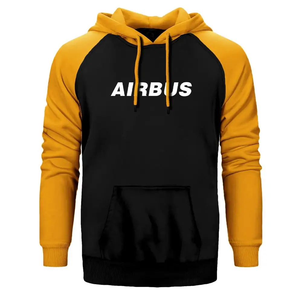 Airbus Reglan Sleeve Yellow Sweatshirt