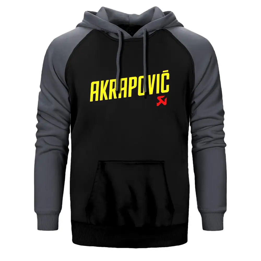 Akrapovic Logo Raglan Sleeve Grey Sweatshirt