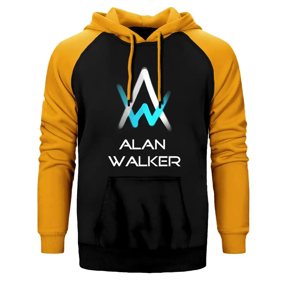 Alan Walker Softly Raglan Sleeve Yellow Sweatshirt