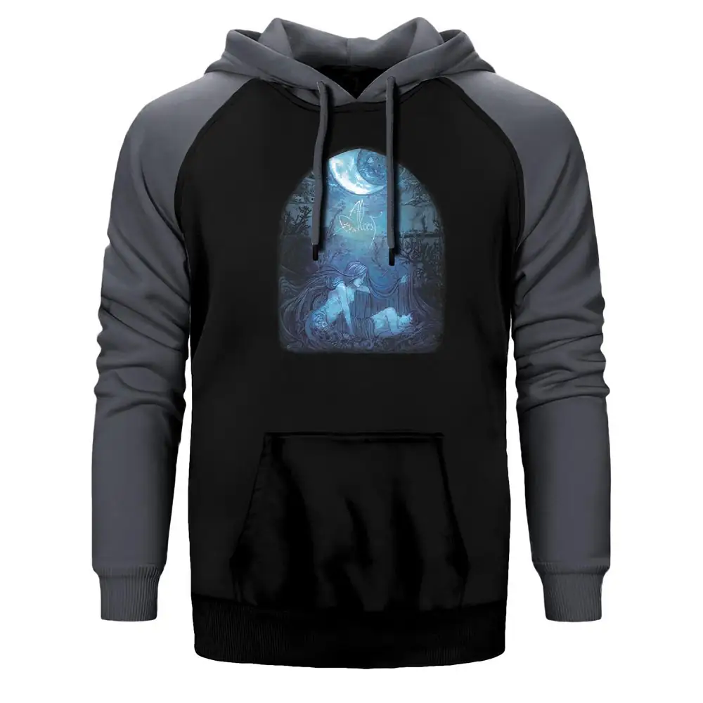 Alcest Ecailles De Lune Raglan Sleeve Grey Sweatshirt Hoodie