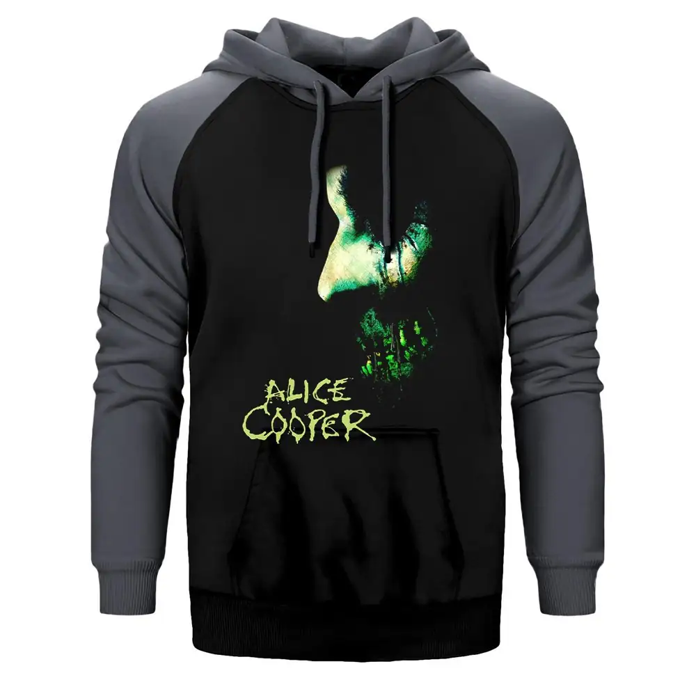 Alice Cooper Zombie Raglan Sleeve Grey Sweatshirt