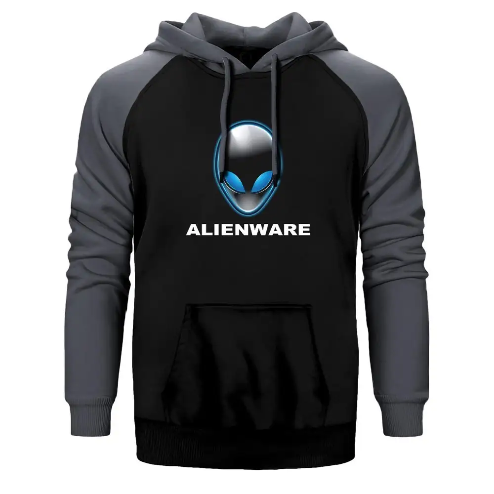 Alienware Raglan Sleeve Grey Sweatshirt