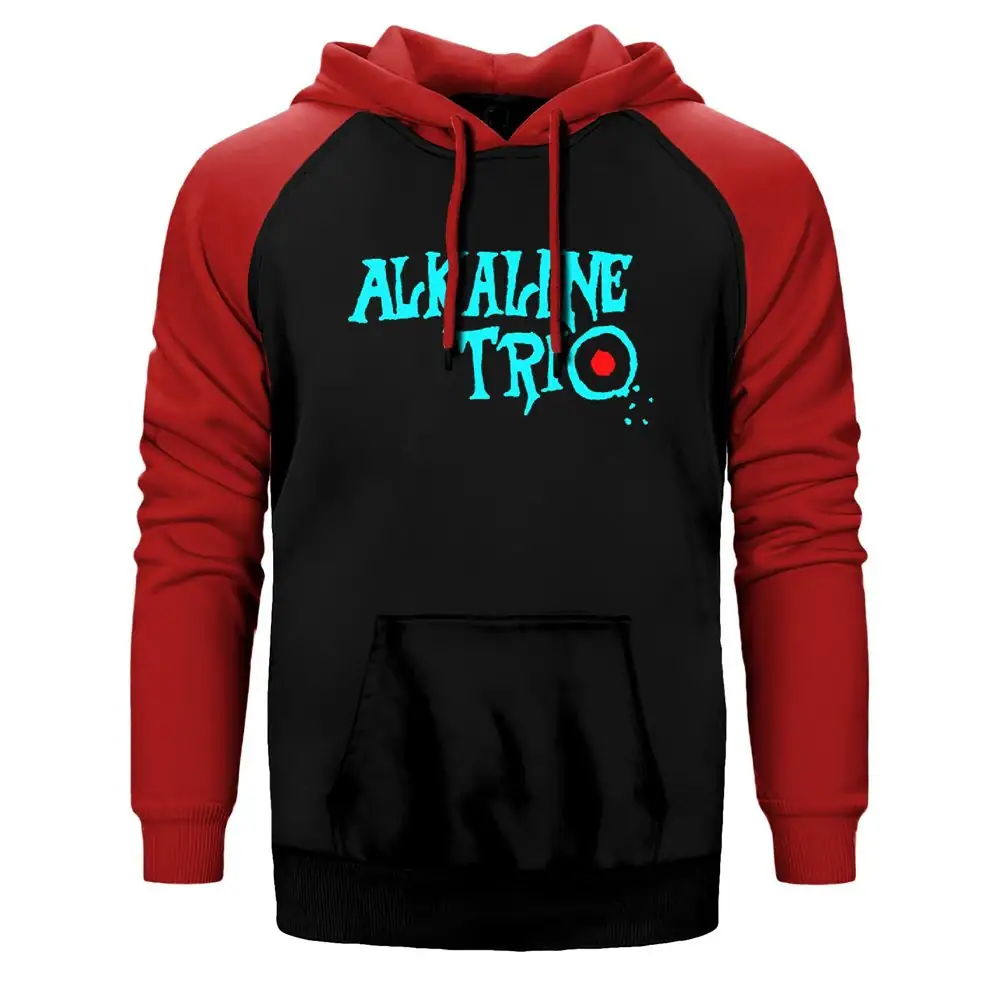 Alkaline Trio Raglan Sleeve Red Sweatshirt