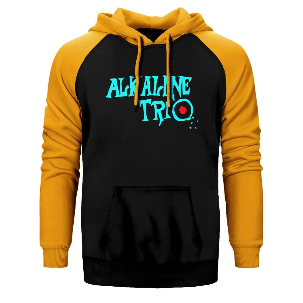 Alkaline Trio Raglan Sleeve Yellow Sweatshirt