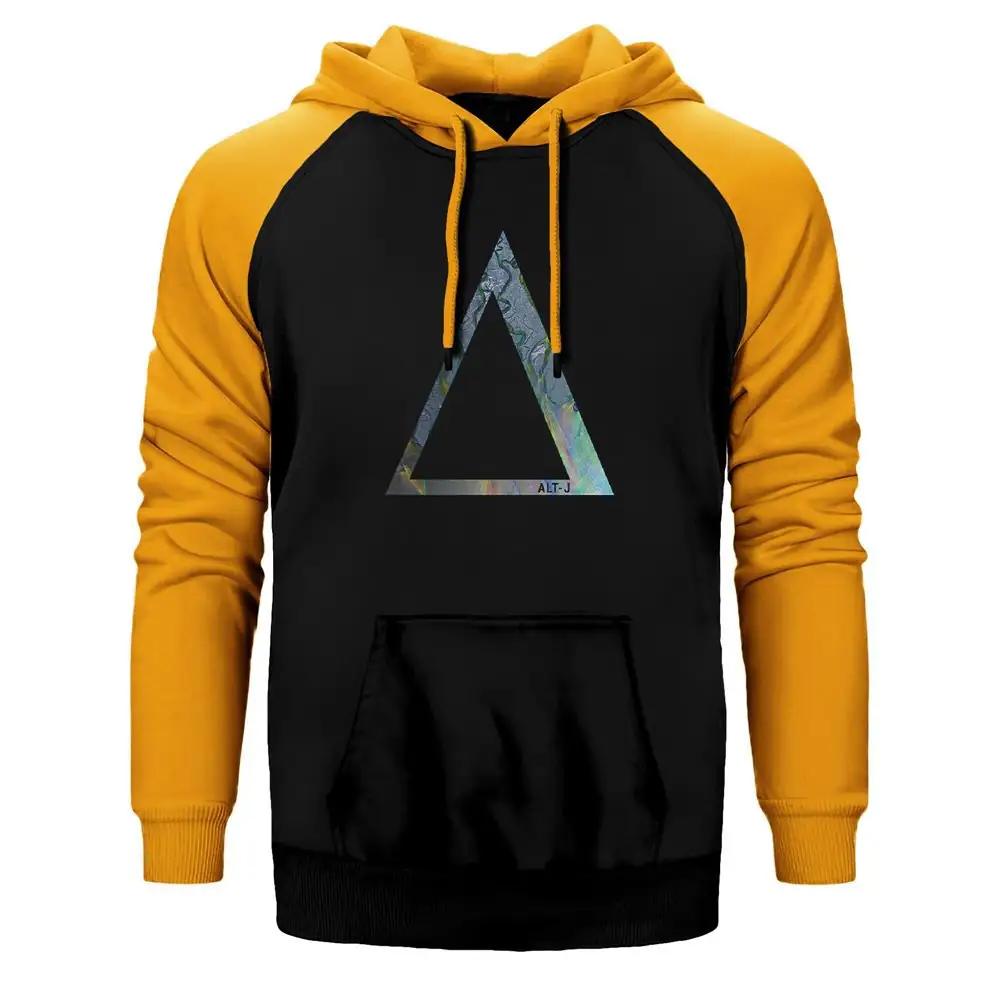 Alter Bridge Triangle Raglan Sleeve Yellow Sweatshirt