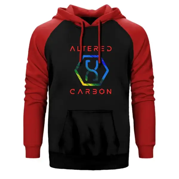 Altered Carbon  Raglan Sleeve Red Sweatshirt