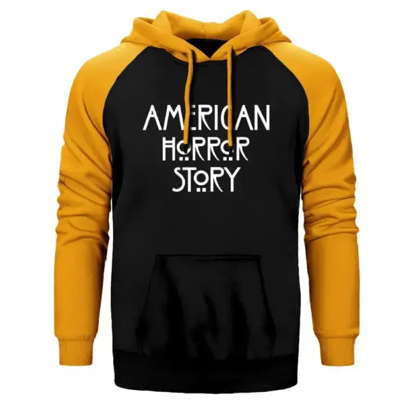 American Horror Story Raglan Sleeve Yellow Sweatshirt