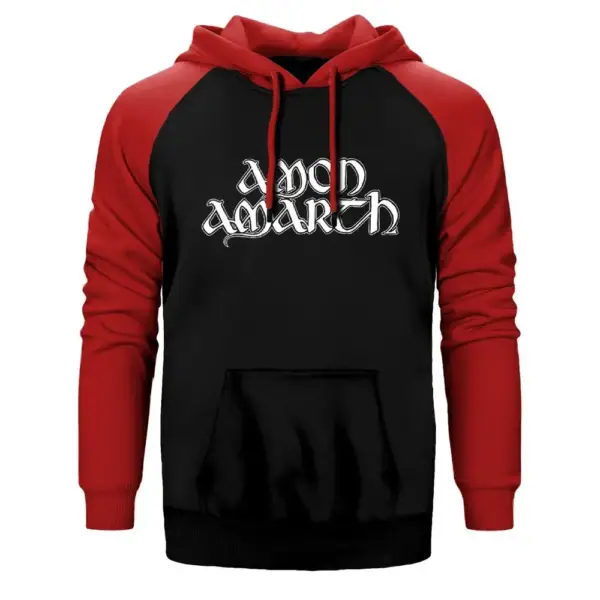 Amon Amarth Classic Raglan Sleeve Red Sweatshirt