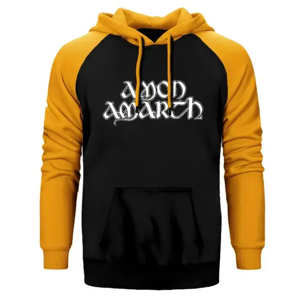 Amon Amarth Classic Raglan Sleeve Yellow Sweatshirt