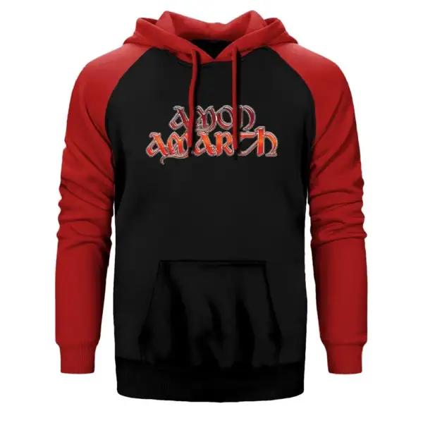Amon Amarth Red Raglan Sleeve Red Sweatshirt
