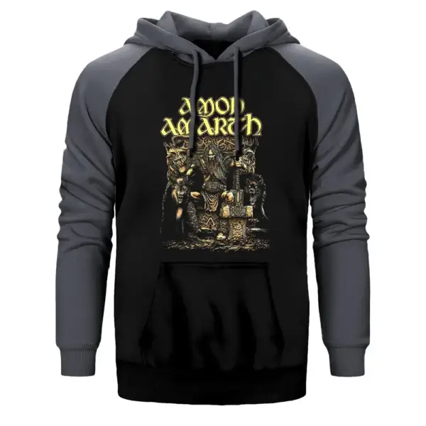 Amon Amarth Thor Raglan Sleeve Grey Sweatshirt
