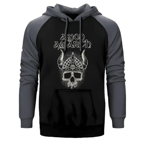 Amon Amarth Viking Raglan Sleeve Grey Sweatshirt