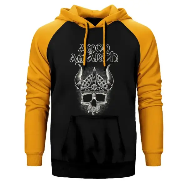 Amon Amarth Viking Raglan Sleeve Yellow Sweatshirt