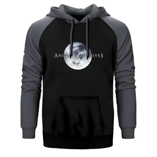 Angels and Airwaves Moon Raglan Sleeve Grey Sweatshirt