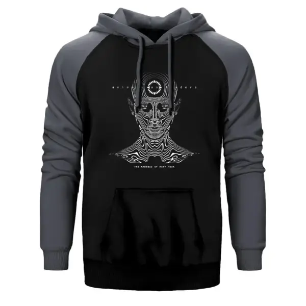 Animal As Leaders The Madness Of Many Tour Raglan Sleeve Grey Sweatshirt