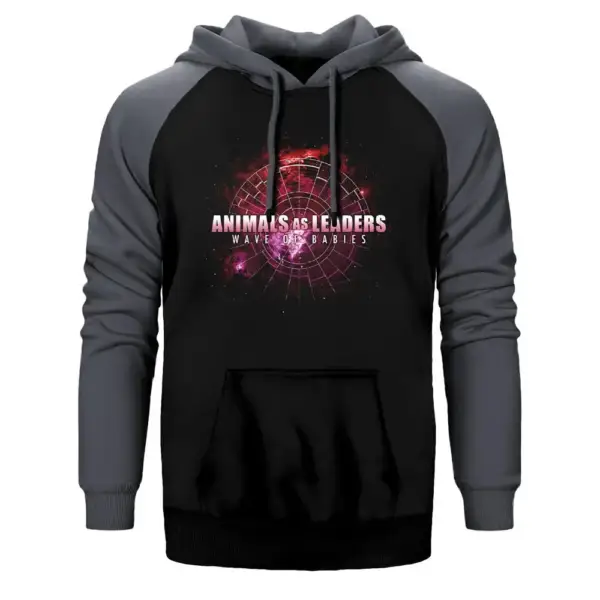 Animal As Leaders Wave of Babies Raglan Sleeve Grey Sweatshirt