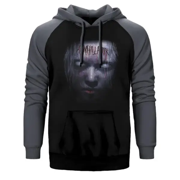 Annihilator Raglan Sleeve Grey Sweatshirt