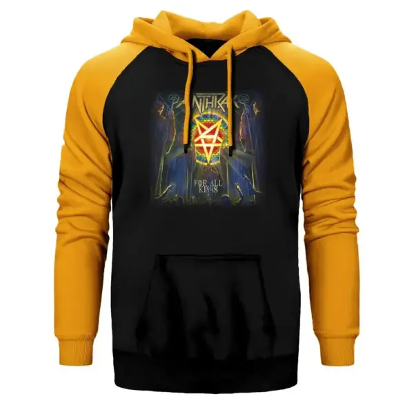 Anthrax Raglan Sleeve Yellow Sweatshirt