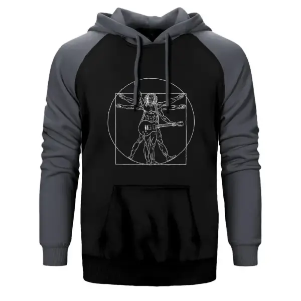 Antique Musician Raglan Sleeve Grey Sweatshirt