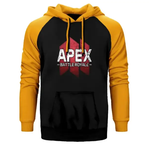 Apex Legends Battle Royale Raglan Sleeve Yellow Sweatshirt
