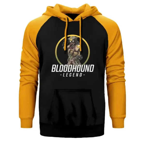 Apex Legends Bloodhound Raglan Sleeve Yellow Sweatshirt
