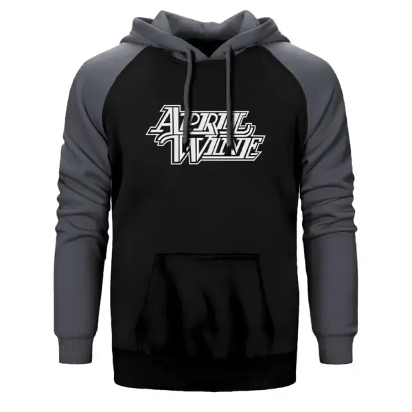 April Wine Raglan Sleeve Grey Sweatshirt