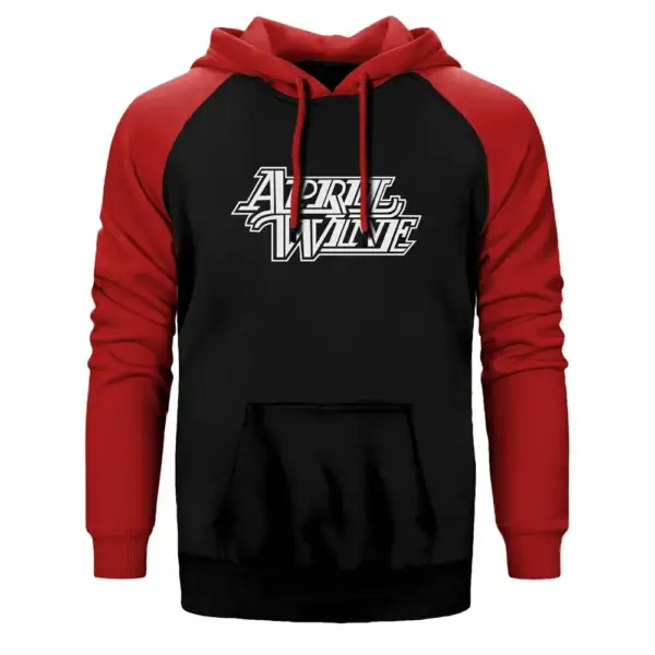 April Wine Raglan Sleeve Red Sweatshirt