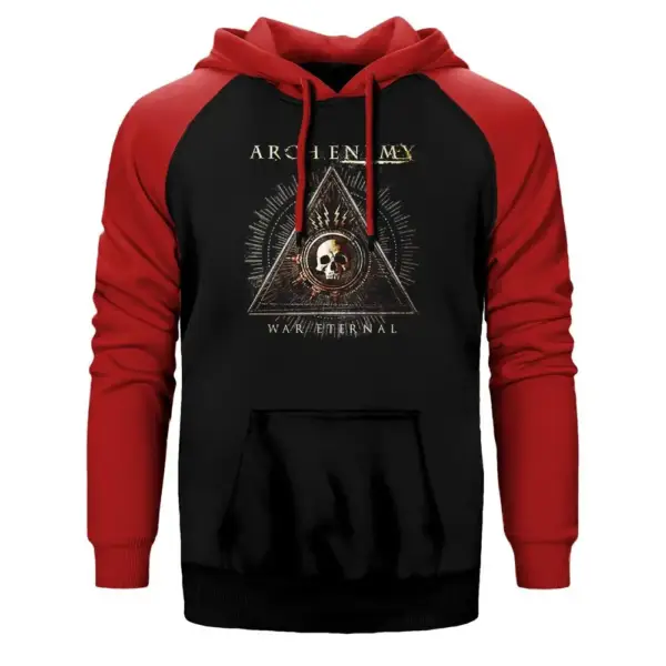 Arch Enemy War Eternal Raglan Sleeve Red Sweatshirt