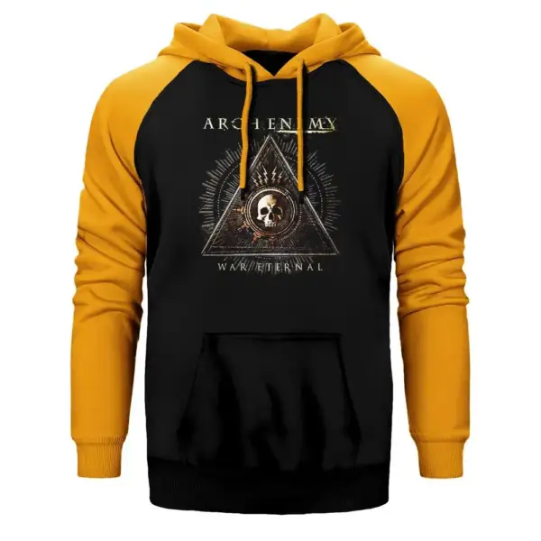 Arch Enemy War Eternal Raglan Sleeve Yellow Sweatshirt