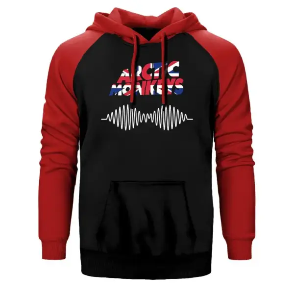 Arctic Monkeys Raglan Sleeve Red Sweatshirt