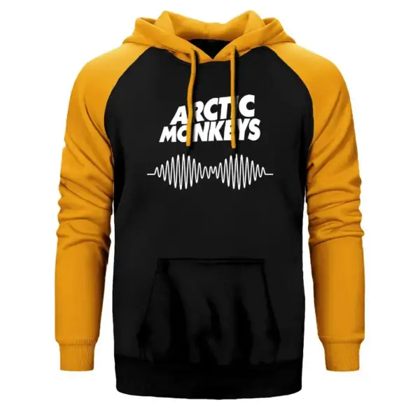 Arctic Monkeys Raglan Sleeve Yellow Sweatshirt