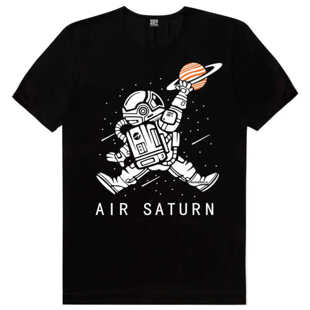 Astro Dunk Short Sleeve Men's Black T-shirt