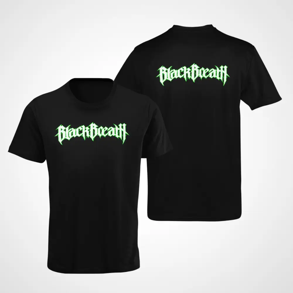 Black Breath T-Shirt, Black Breath Logo Black T-Shirt